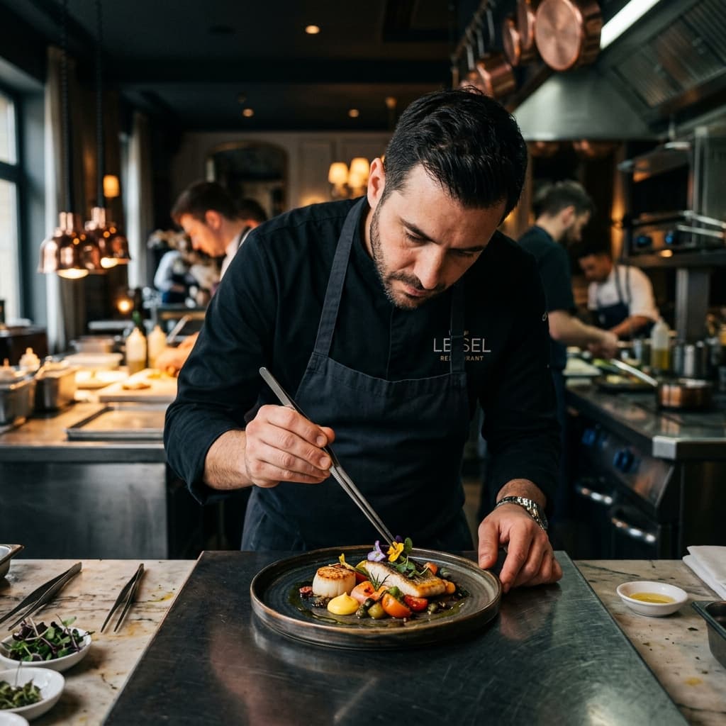 Michelin Star Chef Plating
